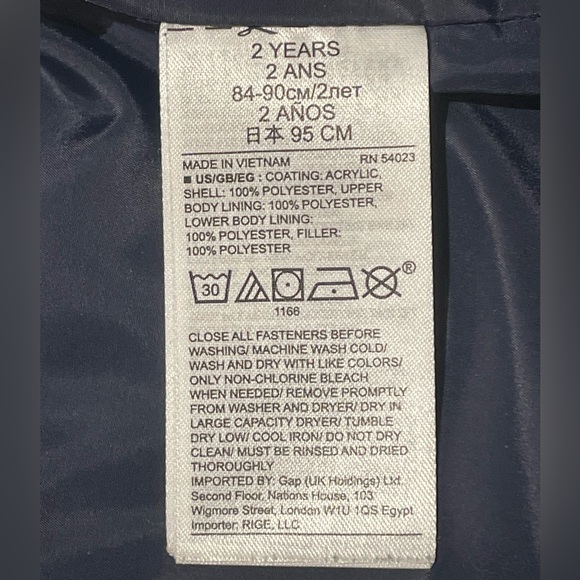 Baby Gap Puffer Vest in green size 2 toddler kids unisex boys and girls - Picture 5 of 9